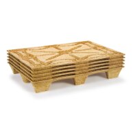 Pressholzpalette Typ F76, Containermaß | 1140 x 760 x 145 mm (L x B x H), dyn. Tragkraft 900 kg | VE = 5 Stk.