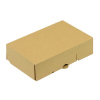Klappschachtel 1-wellig, braun, Qual. 1.30 | 182 x 112 x 45 mm (L x B x H) Innenmaß | VE = 25 Stk.