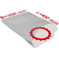 PE-Flachbeutel, transparent, 100 µ | 300 x 400 mm...