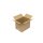 Wellpapp-Faltkarton 1-wellig, braun, Qual. 1.20 | 200 x 150 x 150 mm (L x B x H) Innenmaß | VE = 50 Stk.