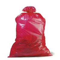 Müllsack, 120 Liter, rot, 45 µ | 700 x 1100 mm...
