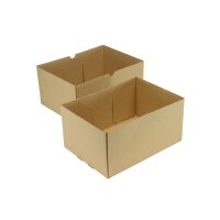 Aufrichteschachtel aus Mikrowellpappe, 2-teilig, braun,...