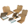 Kalenderverpackung, Qual. 1.20, braun, DIN B3 | 500 x 420 x 12 mm (L x B x H) Innenmaß | VE = 25 Stk.