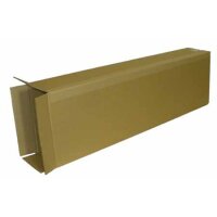 Wellpapp-Faltkarton 1-wellig, 300 x 150 x 1000 mm, braun,...