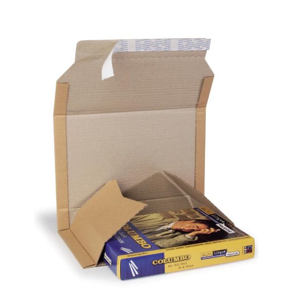 Medienverpackung, braun, DIN A3 | 455 x 320 x 20–55 mm (L x B x H) Innenmaß | VE = 25 Stk.