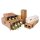 PTZ-Flaschenkarton 1er, braun, postgeprüft | 120 x 120 x 390 mm (L x B x H) | VE = 20 Stk.
