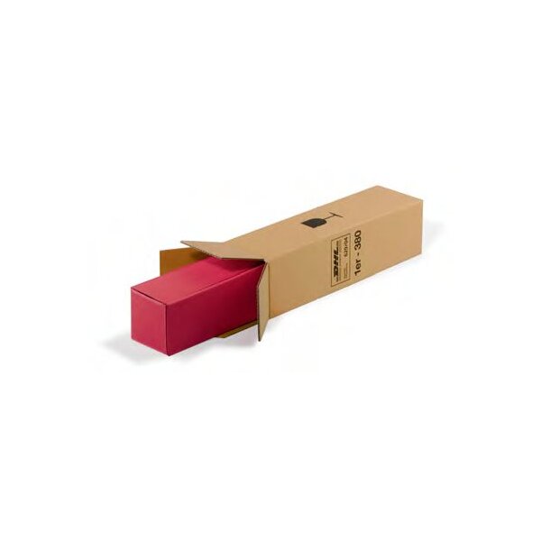 Versandkarton 1er, braun, postgeprüft | 115 x 110 x 410 mm (L x B x H) Innenmaß | VE = 50 Stk.