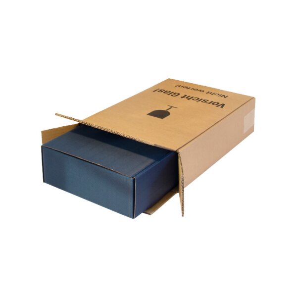 Versandkarton 3er, braun, postgeprüft | 285 x 110 x 390 mm (L x B x H) Innenmaß | VE = 20 Stk.