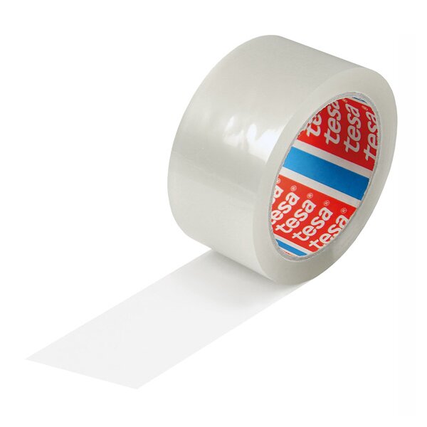 PP-Klebeband tesapack® 4024, leise, transparent, 50 µ | 50 mm x 66 lfm. | VE = 36 Stk.