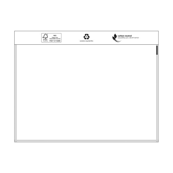 Dokumententasche Standard, ohne Druck, DIN C5 | 240 x 163 mm (Offene Seite x L) | VE = 1000 Stk.