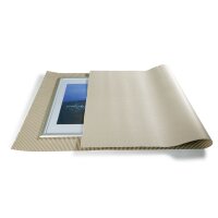 Rollenwellpappe offene Welle, 185 g/m², 500 mm breit | 500 mm x 70 lfm. |