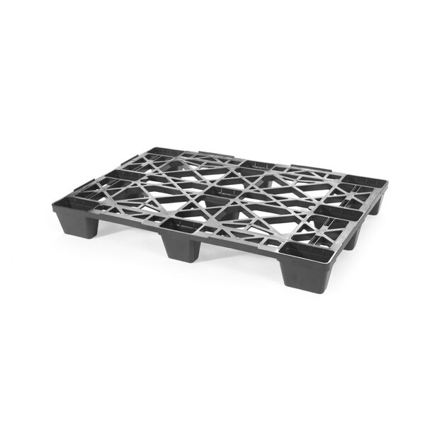 Kunststoffpalette, 1 Euromaß | 1200 x 800 x 140 mm (L x B x H), dyn. Tragkraft 900 kg | VE = 6 Stk.