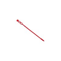 Blitzbinder, 12 cm lang, rot, aus Kunststoff