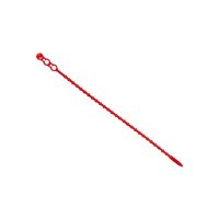 Blitzbinder, 18 cm lang, rot, aus Kunststoff