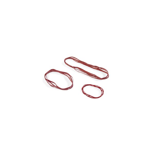 Gummibänder, rot, 60 x 2,0 mm, 1720 Stück/Beutel