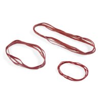 Gummibänder, rot, 100 x 2,0 mm, 930 Stück/Beutel