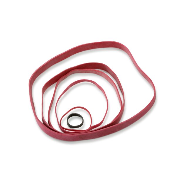 Gummibänder, 80 x 4,0 mm, rot